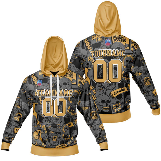 Benutzerdefinierter Sweatshirt-Hoodie für Mann, Frau, Mädchen, Junge. Drucken Sie Ihr Logo, Ihren Namen und Ihre Nummer