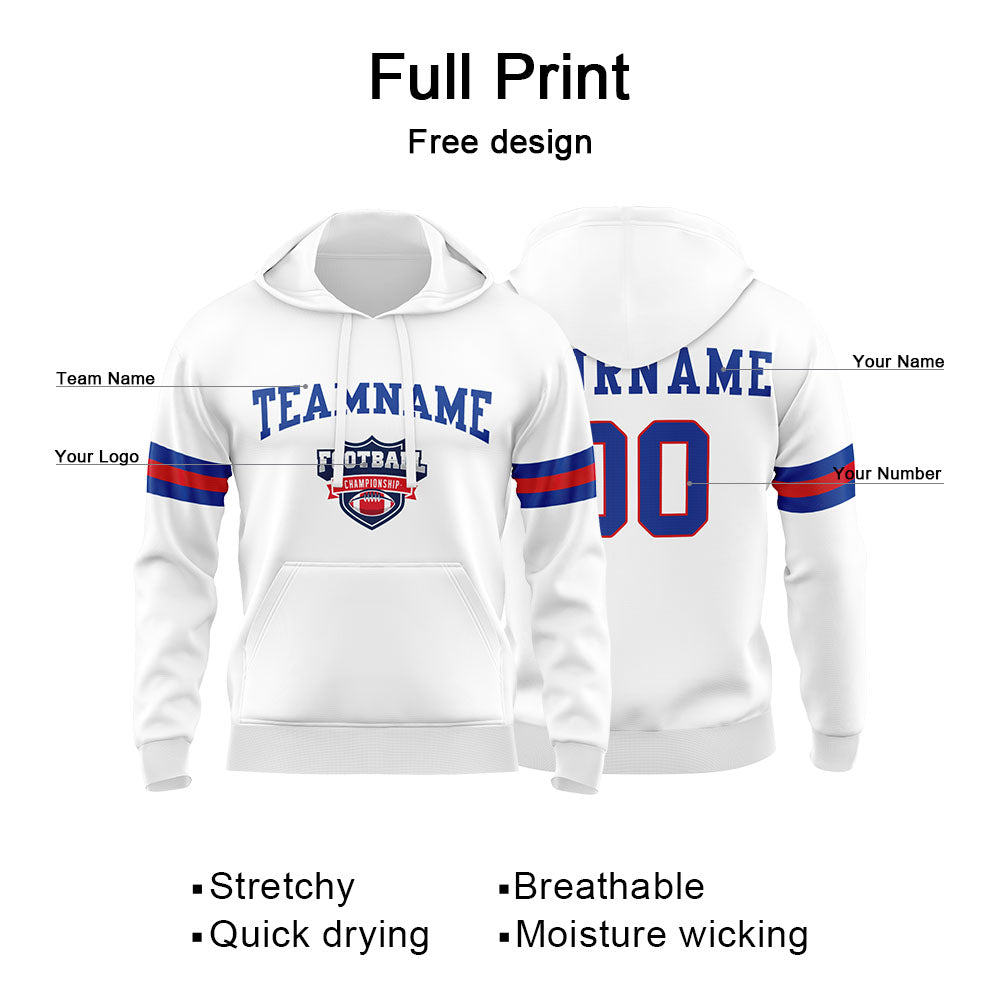Benutzerdefinierter Sweatshirt-Hoodie für Mann, Frau, Mädchen, Junge. Drucken Sie Ihr Logo, Ihren Namen und Ihre Nummer
