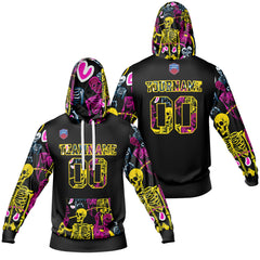 Benutzerdefinierter Sweatshirt-Hoodie für Mann, Frau, Mädchen, Junge. Drucken Sie Ihr Logo, Ihren Namen und Ihre Nummer