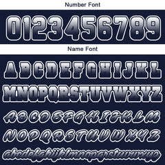 Benutzerdefiniert Marine Weiß Hoodie Personalisiert Männer Pullover Hoodie Gedruckt Team Name Number Logo für Frauen