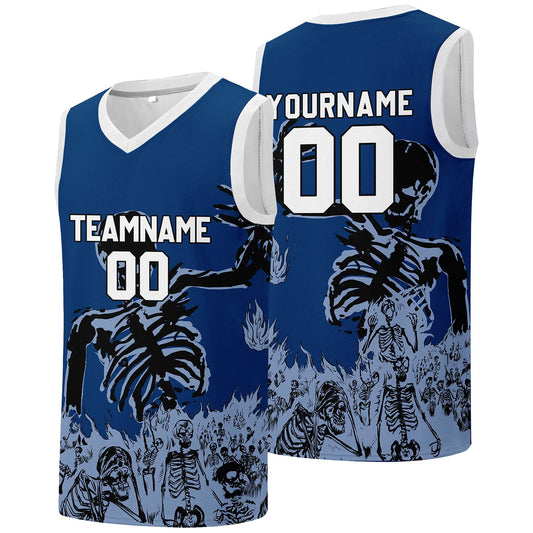 Individuelle Basketball-Jersey für Männer und Frauen. Gestickter und gedruckter Name, Nummer und Logo