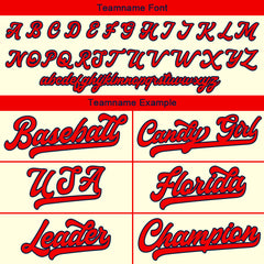 Benutzerdefinierte Authentisch Baseball-Trikot Creme Netz