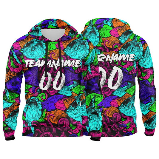 Benutzerdefinierter Sweatshirt-Hoodie für Mann, Frau, Mädchen, Junge. Drucken Sie Ihr Logo, Ihren Namen und Ihre Nummer Teal&Rose