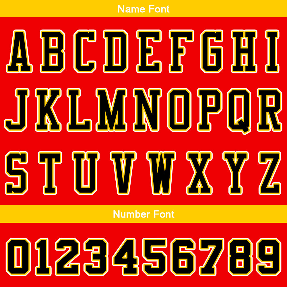 Benutzerdefinierte Rot Gelb Reversible Basketball Jersey Personalisierte Name Nummernlogo drucken