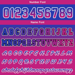 Benutzerdefinierte Verlauf Varsity-Jacke. Letterman-Jacke Royal Rose