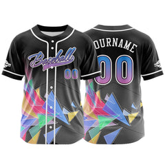 Benutzerdefiniert Schwarz Baseball Uniformen Drucken für Jungs Mädchen und Kinder Machen Ihr Team Mehr Vielfältig