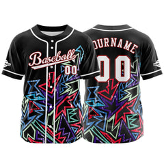 Benutzerdefiniert Schwarz Rot Baseball Uniformen Drucken für Jungs Mädchen und Kinder Machen Ihr Team Mehr Vielfältig