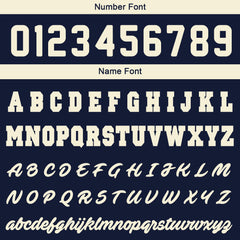 Benutzerdefinierte Varsity-Jacke. Letterman-Jacke für Männer, Frauen und Jugendliche Marine Creme