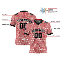 Benutzerdefinierte Rot Schwarz Reversibel Fußball Trikot Personalisierte Gradient Fußball Shirts für Männer gedruckt Team Name Nummer Logo