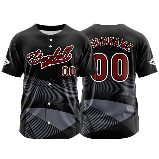 Benutzerdefiniert Schwarz Baseball Uniformen Drucken für Jungs Mädchen und Kinder Machen Ihr Team Mehr Vielfältig