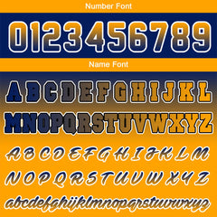 Benutzerdefinierte Verlauf Varsity-Jacke. Letterman-Jacke Marine Orange