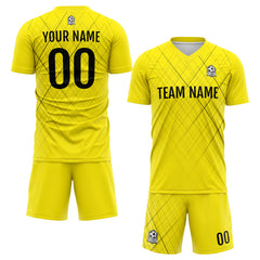 Benutzerdefinierte Fußballuniform Jersey Kinder Erwachsene Personalisiertes Set Jersey Shirt