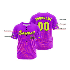 Benutzerdefiniert Lila Baseball Uniformen Drucken für Jungs Mädchen und Kinder Machen Ihr Team Mehr Vielfältig