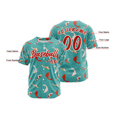 Benutzerdefiniert Teal Baseball Uniformen Drucken für Jungs Mädchen und Kinder Machen Ihr Team Mehr Vielfältig