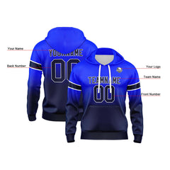 Benutzerdefinierter Verlauf Sweatshirt-Hoodie für Mann, Frau, Mädchen, Junge. Drucken Sie Ihr Logo, Ihren Namen und Ihre Nummer