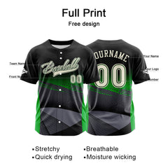 Benutzerdefiniert Schwarz Baseball Uniformen Drucken für Jungs Mädchen und Kinder Machen Ihr Team Mehr Vielfältig