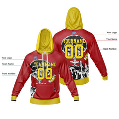 Benutzerdefinierter Sweatshirt-Hoodie für Mann, Frau, Mädchen, Junge. Drucken Sie Ihr Logo, Ihren Namen und Ihre Nummer