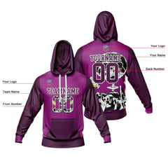 Benutzerdefinierter Sweatshirt-Hoodie für Mann, Frau, Mädchen, Junge. Drucken Sie Ihr Logo, Ihren Namen und Ihre Nummer