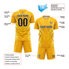 Benutzerdefinierte Orange Fußball Trikots für Männer Frauen Personalisierte Fußball Uniformen für Erwachsene und Kind