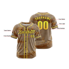 Benutzerdefiniert Braun Baseball Uniformen Drucken für Jungs Mädchen und Kinder Machen Ihr Team Mehr Vielfältig