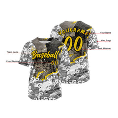 Benutzerdefiniert Grau Baseball Uniformen Drucken für Jungs Mädchen und Kinder Machen Ihr Team Mehr Vielfältig