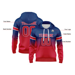 Benutzerdefinierter Verlauf Sweatshirt-Hoodie für Mann, Frau, Mädchen, Junge. Drucken Sie Ihr Logo, Ihren Namen und Ihre Nummer