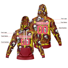 Benutzerdefinierter Sweatshirt-Hoodie für Mann, Frau, Mädchen, Junge. Drucken Sie Ihr Logo, Ihren Namen und Ihre Nummer