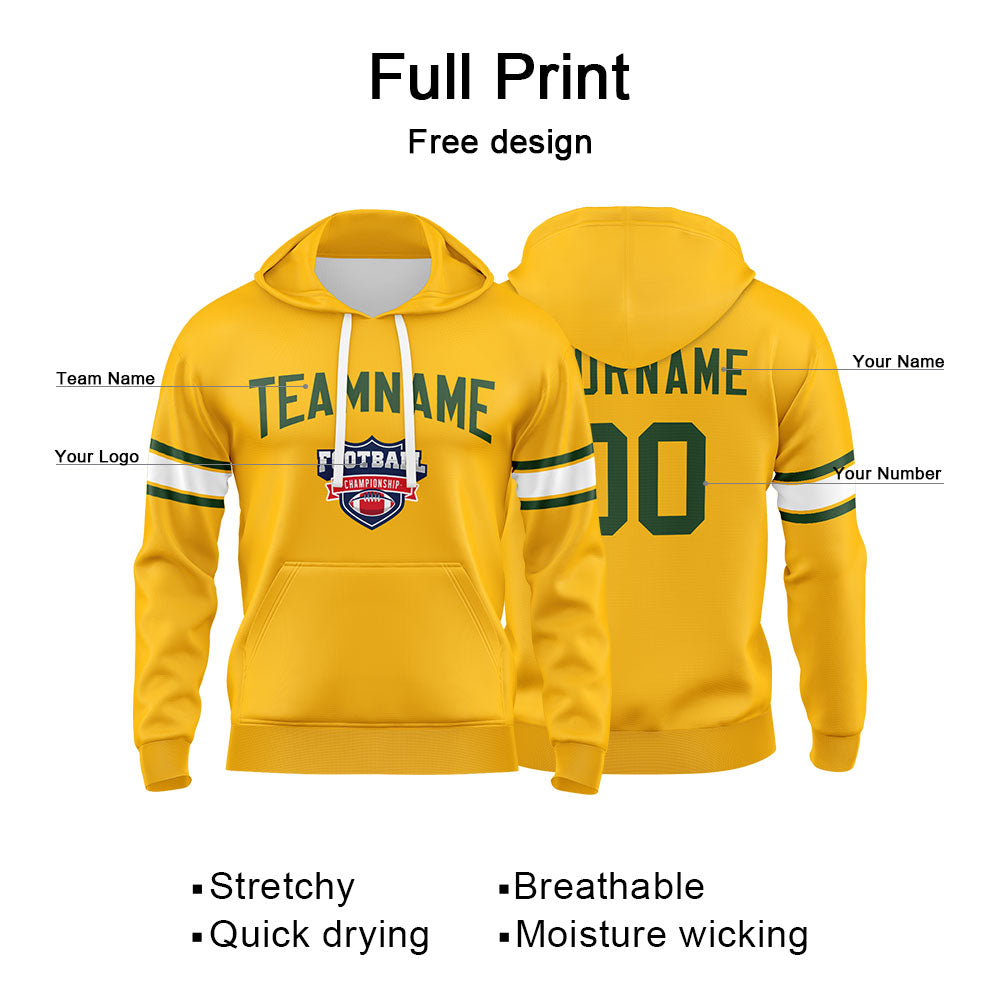 Benutzerdefinierter Sweatshirt-Hoodie für Mann, Frau, Mädchen, Junge. Drucken Sie Ihr Logo, Ihren Namen und Ihre Nummer