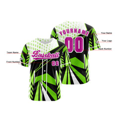 Benutzerdefiniert Grün Baseball Uniformen Drucken für Jungs Mädchen und Kinder Machen Ihr Team Mehr Vielfältig