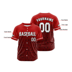 Benutzerdefiniert Grün Rot Baseball Uniformen Drucken für Jungs Mädchen und Kinder Machen Ihr Team Mehr Vielfältig