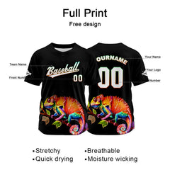 Benutzerdefiniert Schwarz Baseball Uniformen Drucken für Jungs Mädchen und Kinder Machen Ihr Team Mehr Vielfältig