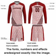 Kundenspezifisches Rot Basketball Fußball Schießen langes T-Shirt für Erwachsene und Kinder