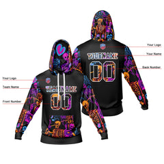 Benutzerdefinierter Sweatshirt-Hoodie für Mann, Frau, Mädchen, Junge. Drucken Sie Ihr Logo, Ihren Namen und Ihre Nummer