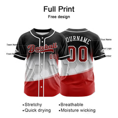 Benutzerdefiniert Schwarz Baseball Uniformen Drucken für Jungs Mädchen und Kinder Machen Ihr Team Mehr Vielfältig