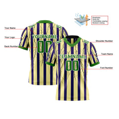Benutzerdefinierte Gelb Grün Reversibel Fußball Trikot Personalisierte Gradient Fußball Shirts für Männer gedruckt Team Name Nummer Logo