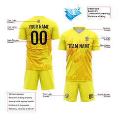 Benutzerdefinierte Fußballuniform Jersey Kinder Erwachsene Personalisiertes Set Jersey Shirt