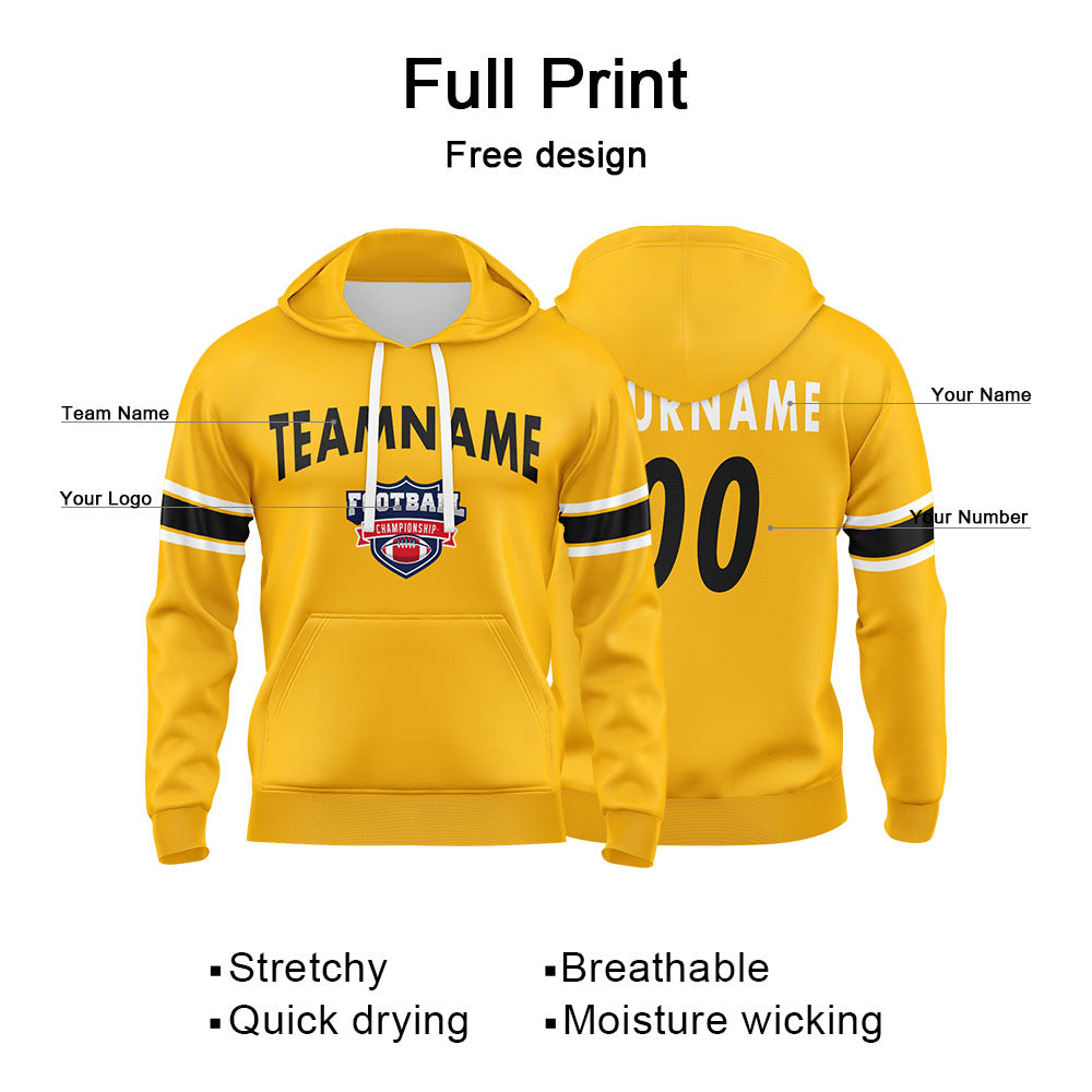 Benutzerdefinierter Sweatshirt-Hoodie für Mann, Frau, Mädchen, Junge. Drucken Sie Ihr Logo, Ihren Namen und Ihre Nummer