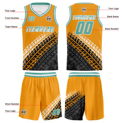 Benutzerdefinierter Hellorange Basketball Jersey Uniform Anzug gedruckt Ihr Logo Name Nummer