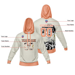 Benutzerdefinierter Sweatshirt-Hoodie für Mann, Frau, Mädchen, Junge. Drucken Sie Ihr Logo, Ihren Namen und Ihre Nummer