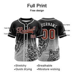 Benutzerdefiniert Schwarz Grau Baseball Uniformen Drucken für Jungs Mädchen und Kinder Machen Ihr Team Mehr Vielfältig