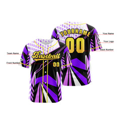 Benutzerdefiniert Lila Baseball Uniformen Drucken für Jungs Mädchen und Kinder Machen Ihr Team Mehr Vielfältig
