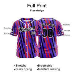 Benutzerdefiniert Lila Baseball Uniformen Drucken für Jungs Mädchen und Kinder Machen Ihr Team Mehr Vielfältig