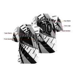 Benutzerdefiniert Grau Baseball Uniformen Drucken für Jungs Mädchen und Kinder Machen Ihr Team Mehr Vielfältig