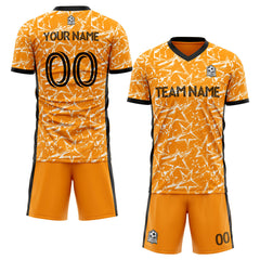 Benutzerdefinierte Fußballuniform Jersey Kinder Erwachsene Personalisiertes Set Jersey Shirt