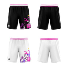 Benutzerdefinierte Rosa Reversible Basketball Jersey Personalisierte Print Name Nummer Logo