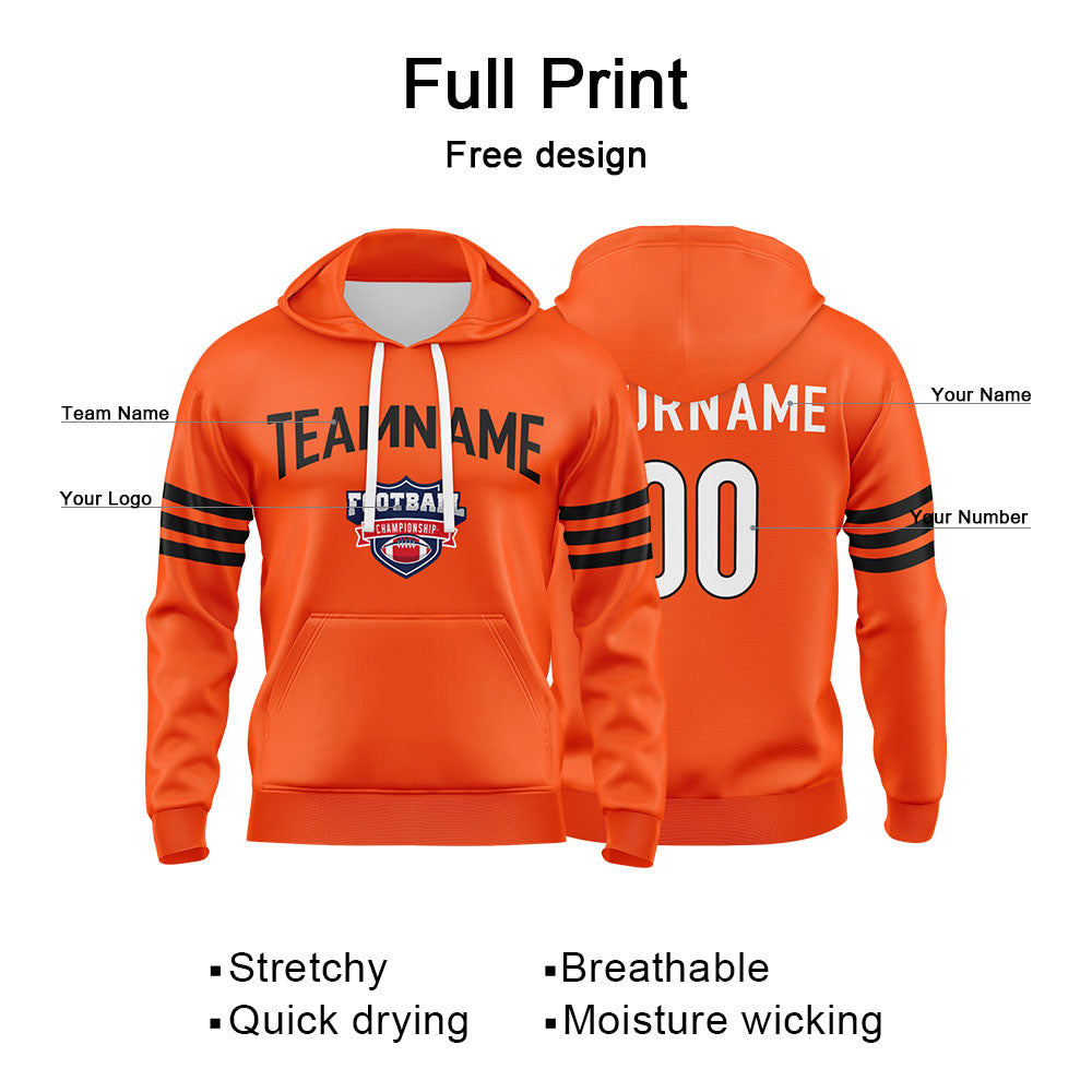 Benutzerdefinierter Sweatshirt-Hoodie für Mann, Frau, Mädchen, Junge. Drucken Sie Ihr Logo, Ihren Namen und Ihre Nummer