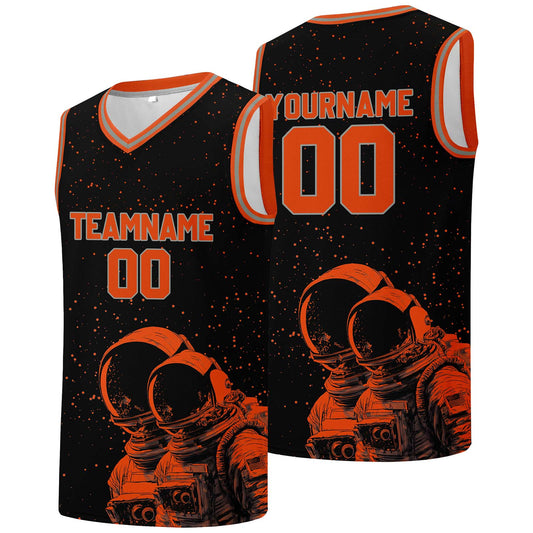 Individuelle Basketball-Jersey für Männer und Frauen. Gestickter und gedruckter Name, Nummer und Logo