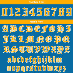 Benutzerdefinierte Varsity-Jacke. Letterman-Jacke für Männer, Frauen und Jugendliche Blau Orange