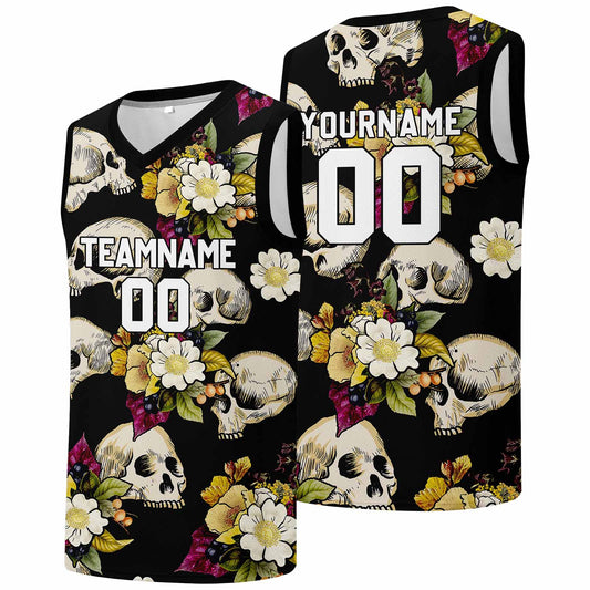 Individuelle Basketball-Jersey für Männer und Frauen. Gestickter und gedruckter Name, Nummer und Logo