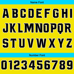 Benutzerdefinierter Gelb Blau Basketball Jersey Uniform Anzug gedruckt Ihr Logo Name Nummer